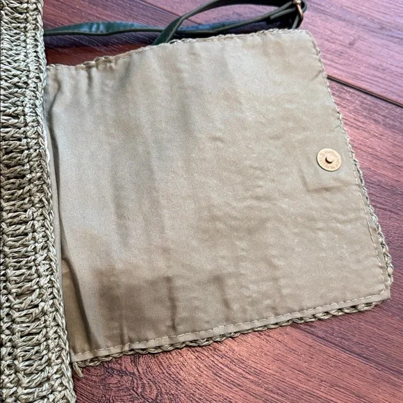 Revolve NWOT 8 Other Reasons Sunny Days Sage Crotchet Straw  display picture 2
